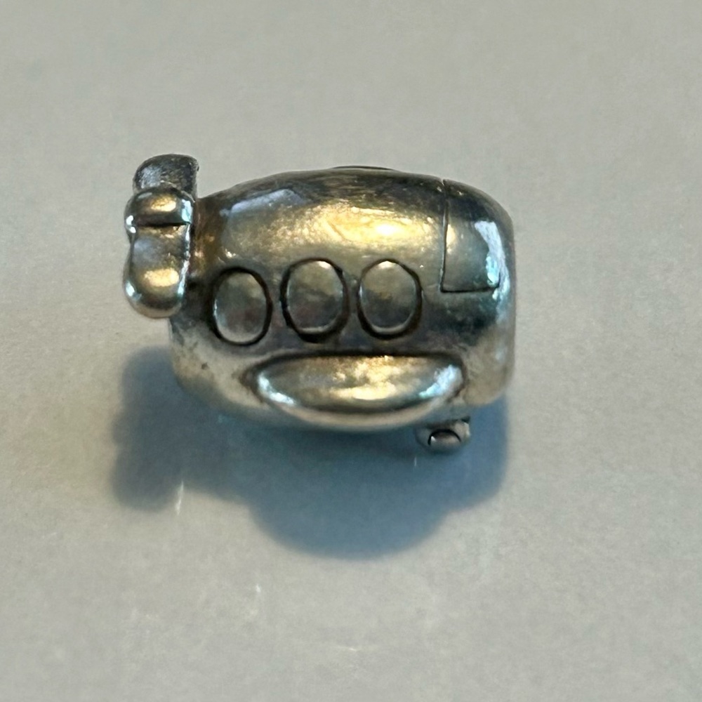 Authentic RETIRED HTF Pandora Plane Airplane Charm ALE 925 Free Ship!